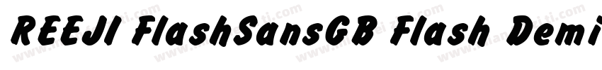 REEJI FlashSansGB Flash DemiBold字体转换